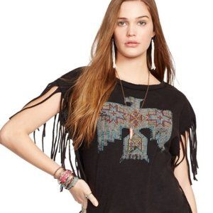 Denim and Supply Ralph Lauren fringe eagle top